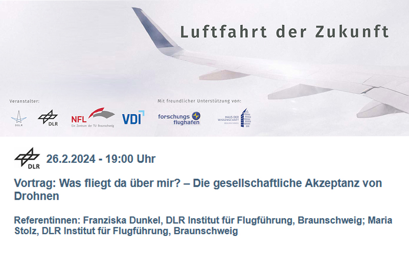 Vortrag: Was fliegt da über mir? – Die gesellschaftliche Akzeptanz von Drohnen