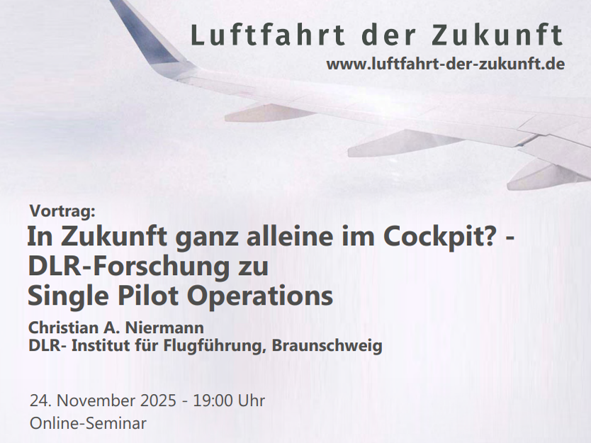 Auf dem Bild sind der Veranstaltungsname sowie Referenten und das Datum der Veranstaltung zu sehen.