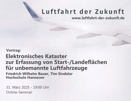 Auf dem Bild sind der Veranstaltungsname sowie Referenten und das Datum der Veranstaltung zu sehen.