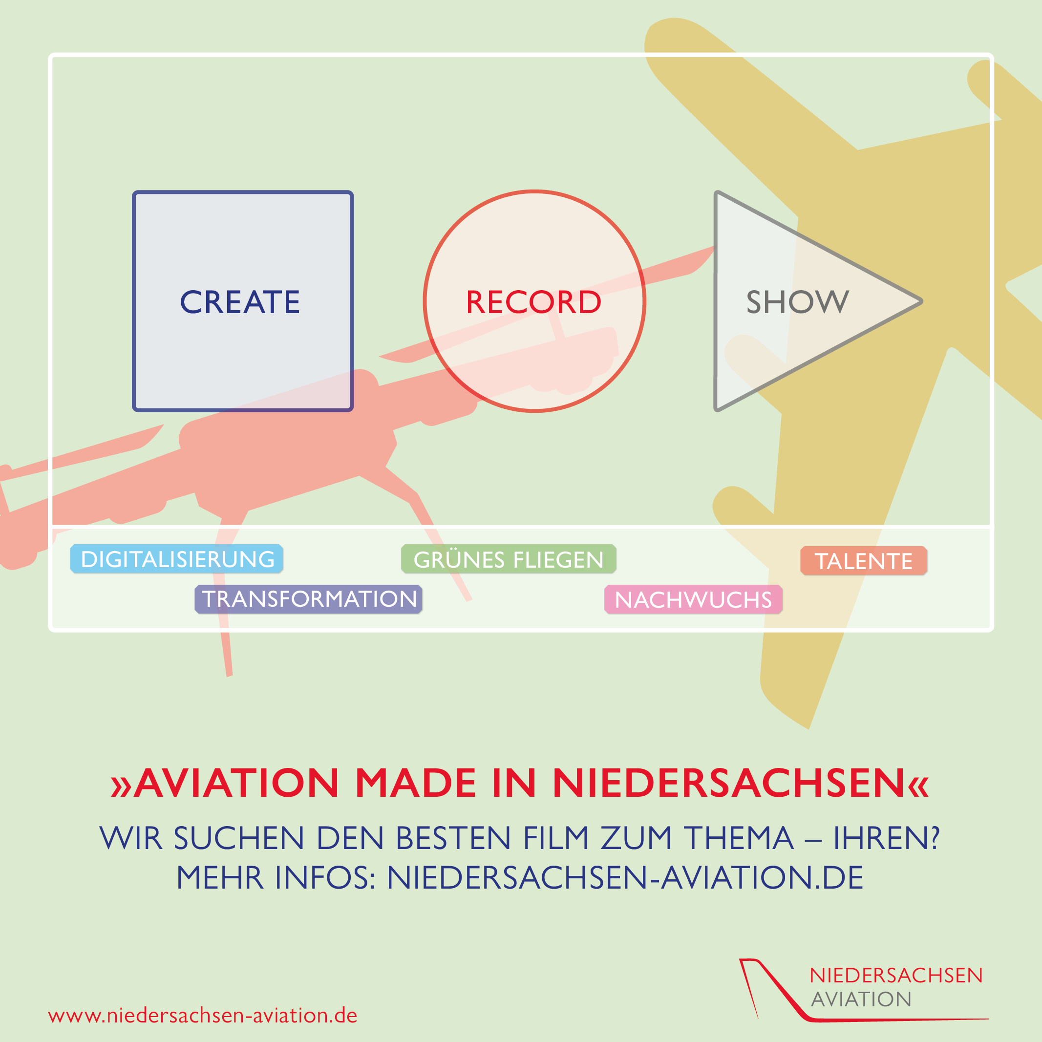 Videowettbewerb „Aviation made in Niedersachsen“ – Jetzt teilnehmen!
