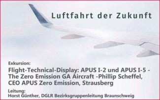 Flight-Technical-Display: „APUS I-2 und APUS I-5 - The Zero Emission GA Aircraft”