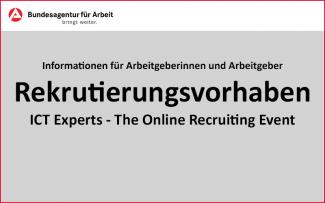 Informationen für Arbeitgeber:innen zum Rekrutierungsvorhaben ICT Experts
