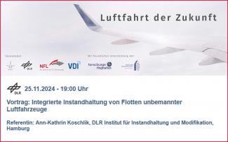 Vortrag: Integrierte Instandhaltung von Flotten unbemannter Luftfahrzeuge