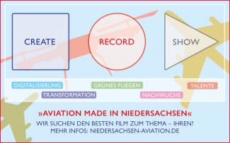 Highlights des Videowettbewerbs „Aviation made in Niedersachsen“