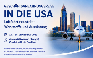 Geschäftsanbahnungsreise USA: Luft- und Raumfahrtindustrie